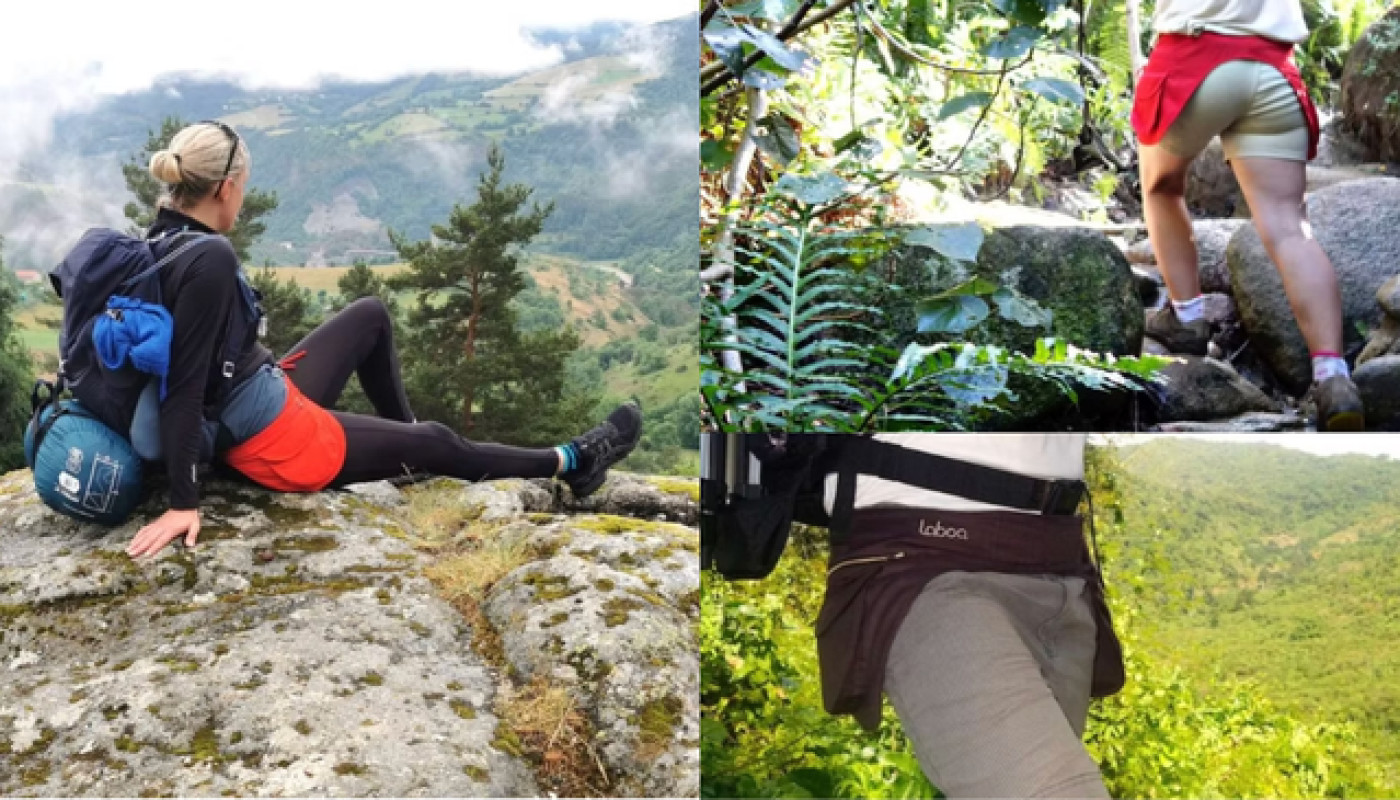 La ceinture à poches Laboa, c’est l’accessoire de trekking idéal !